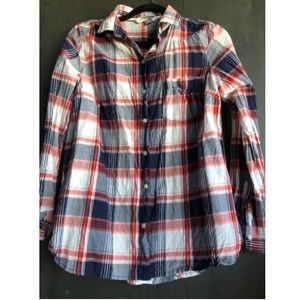 Plaid button up shirt